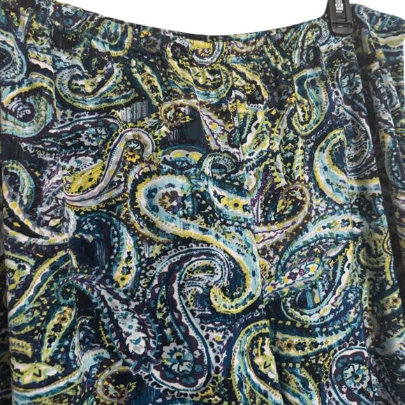 Cato Multicolor Paisley Wide Leg Pants - Picture 2 of 7